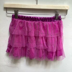 BALLERINA COSTUME ZARA TULLE SKIRT PINK RUFFLED 6/7